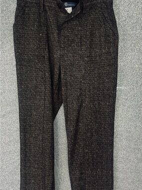 Democracy women’s Brown Herringbone Cropped Trousers